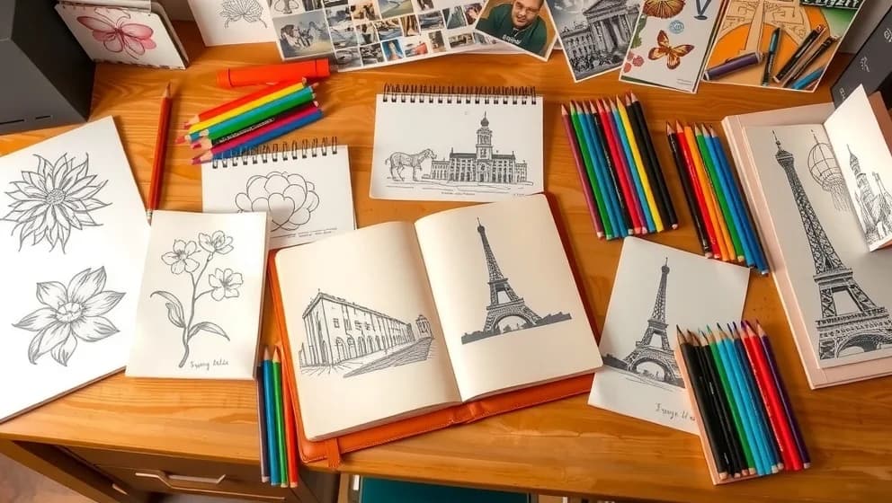 Vad kan man rita när man är kreativ